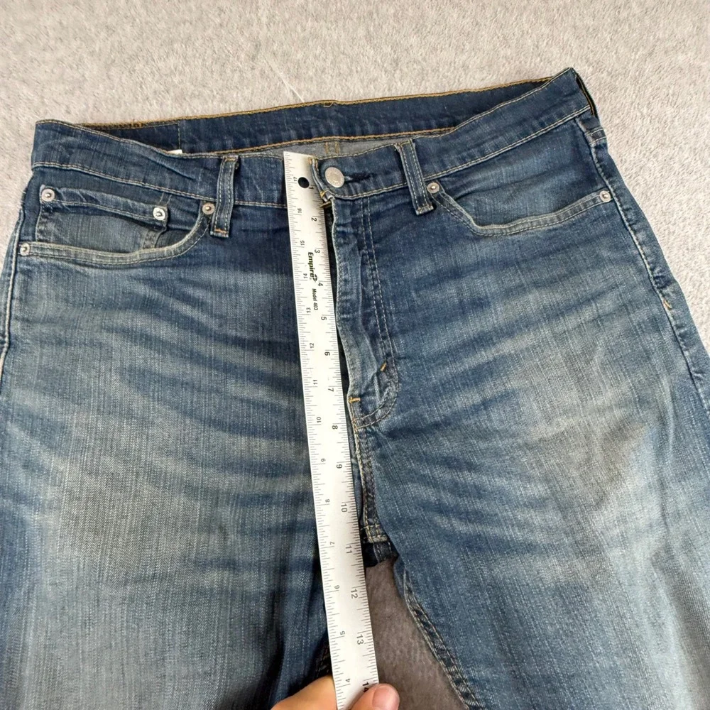 Levis 511 Slim Fit Jeans Mens 34x32 Blue Medium Wash Stretch Denim